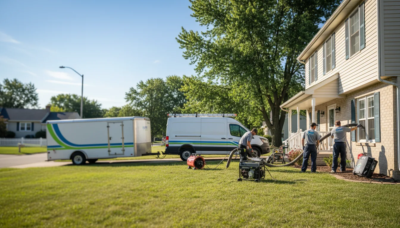 Flooded Basement Restoration And Cleanup With Repair in Holland, MI near me